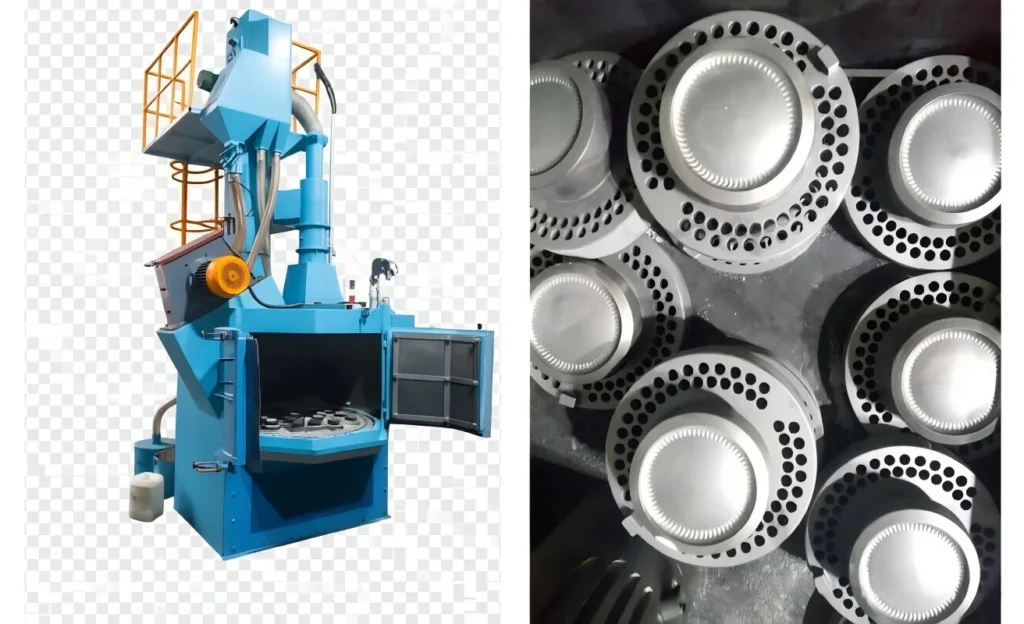 Q35 Rotary Table Shot Blasting Machine | Precision Cleaning for Brake Discs & Valve Bodies gallery image 1