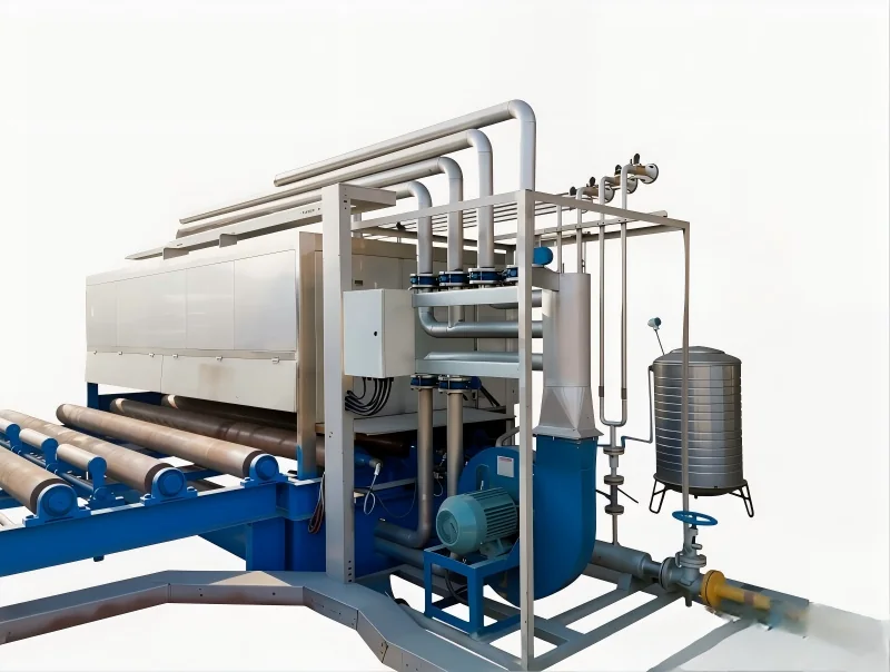 Q69 Steel Plate & Section Steel Pretreatment Line | Roller Conveyor Shot Blasting & Painting System gallery image 10