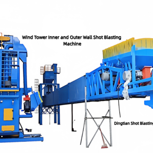 Wind Tower Shot Blasting Machine | Inner & Outer Wall Surface Preparation