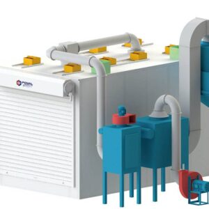 Automatic Abrasive-Recovery Sandblasting Room | Large Workpiece Surface Preparation