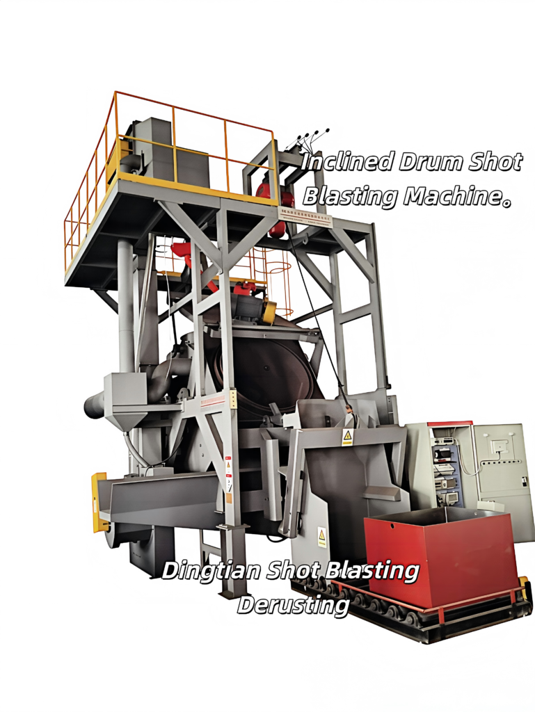 Tilt Drum Shot Blasting Machine | Batch Cleaning for Small Parts gallery image 1