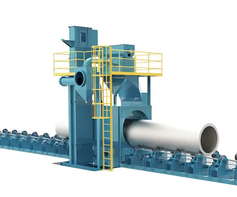 QG Series Steel Pipe Outer-Wall Shot Blasting Machine