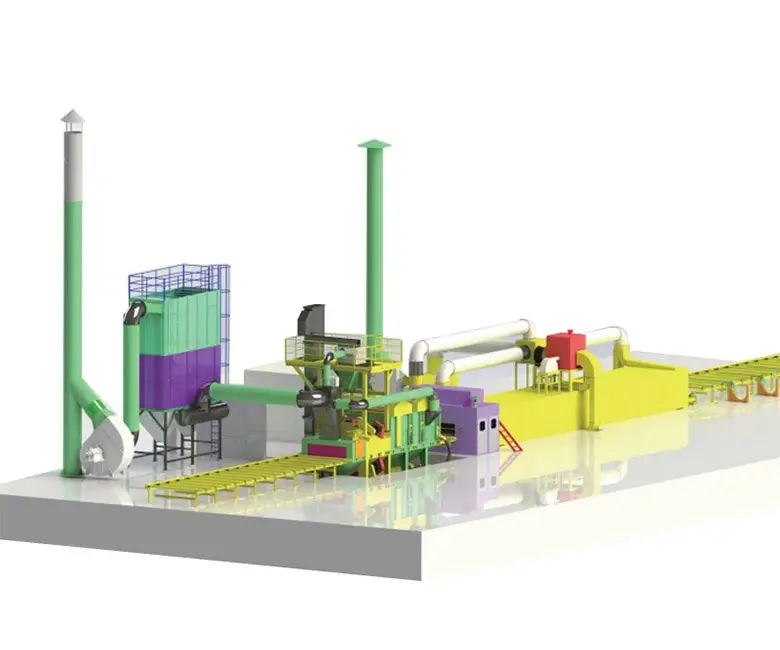 QXY Series Steel Plate and Section Pretreatment Line