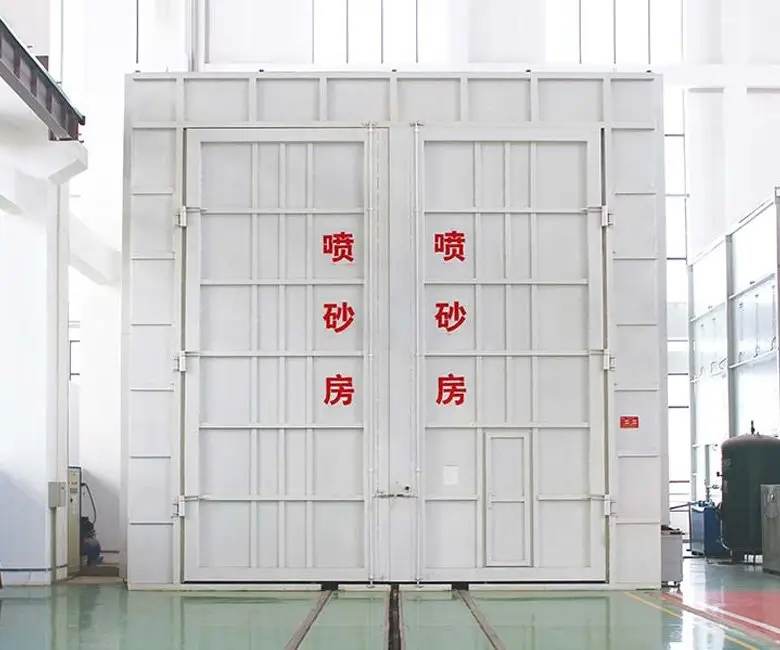 Automatic Abrasive-Recovery Blast Room