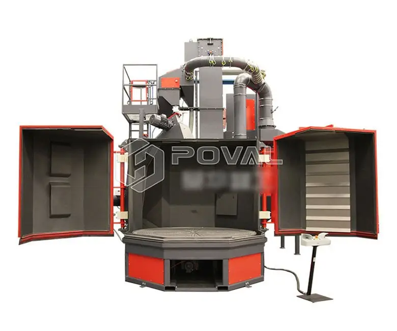 Rotary Table Shot Peening and Blasting Machine